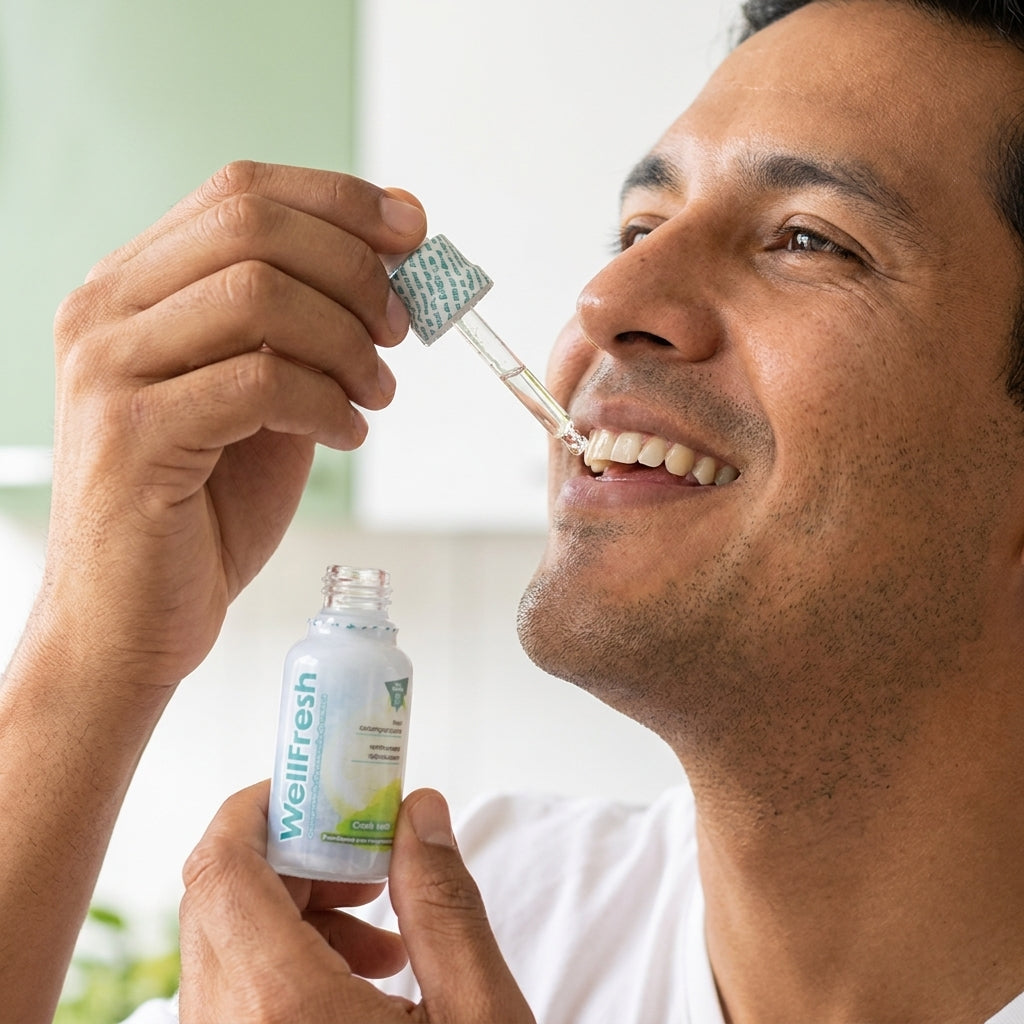 WellFresh · Gotas Naturales para el Aliento